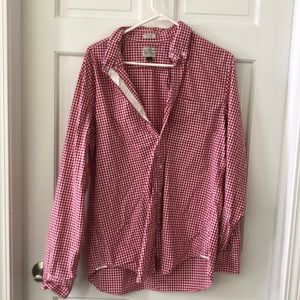 J.CREW mens button down size L